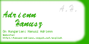 adrienn hanusz business card